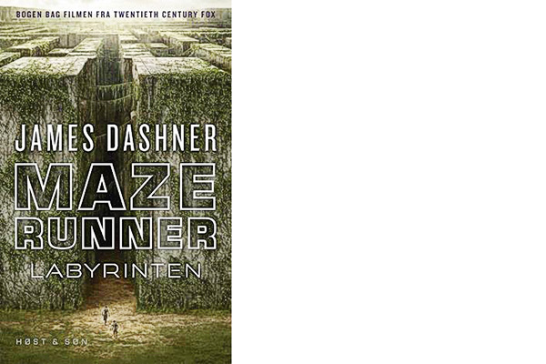 Bogomslag med tegning af labyrint: Maze Runner