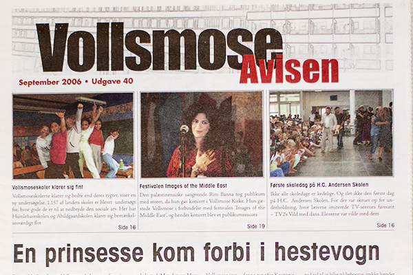 Forside af Vollsmose Avisen fra September 2006